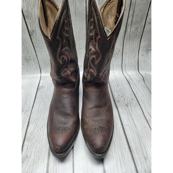 Double H Robert Men’s 15 D AG7 Western Cowboy Work Brown Leather Boots 3282 main image 10